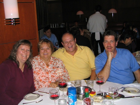 Dinner at Oceanaire - Jan, Barbara, Dave, Mike