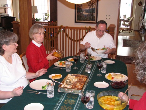 Christmas Dinner at John and Kathy's