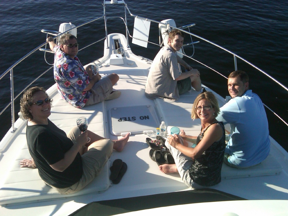Cruise on Jolene and Stephan's boat