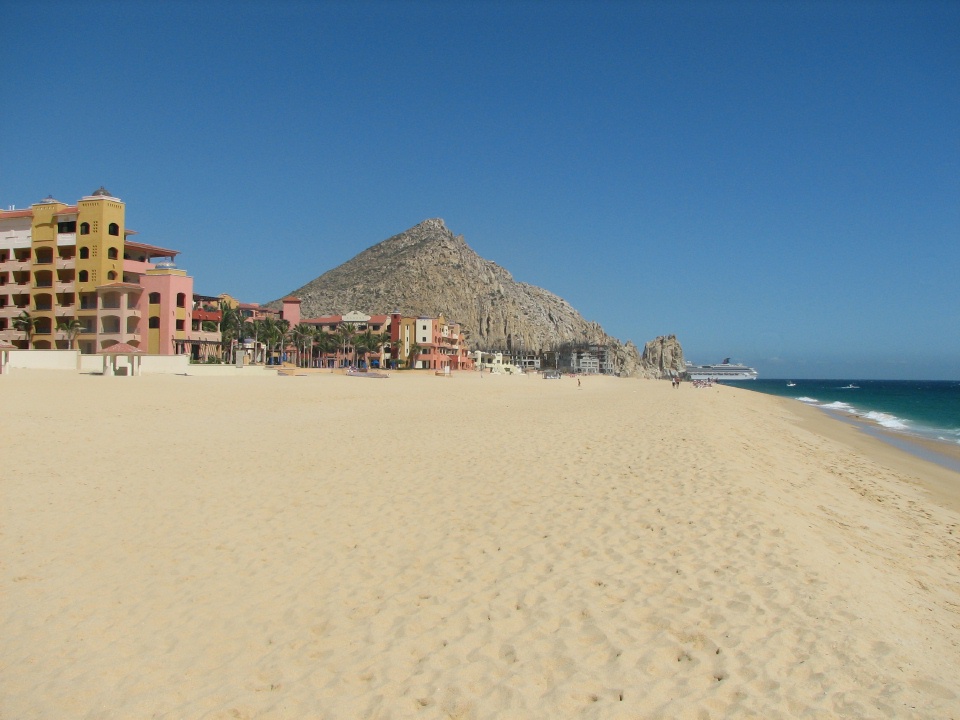 Beach by the hotel