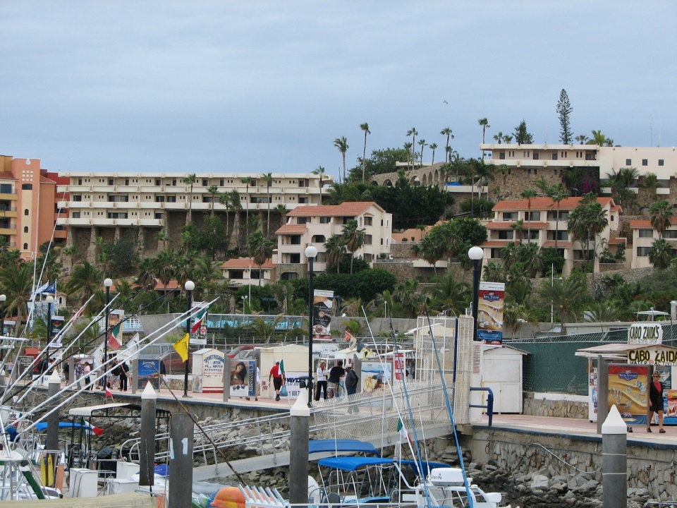 View of our room from the harbor