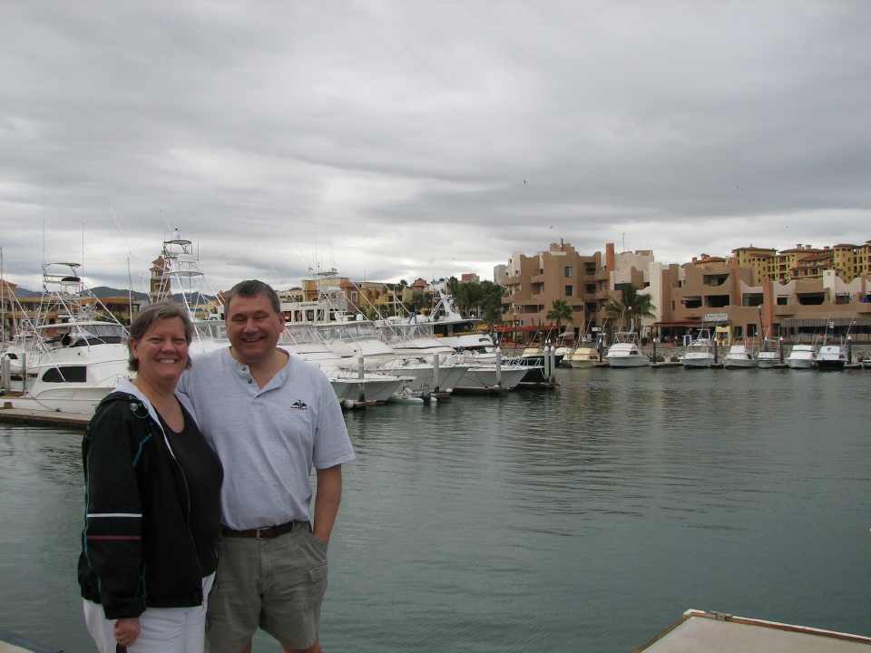 Janice and David at the harbor