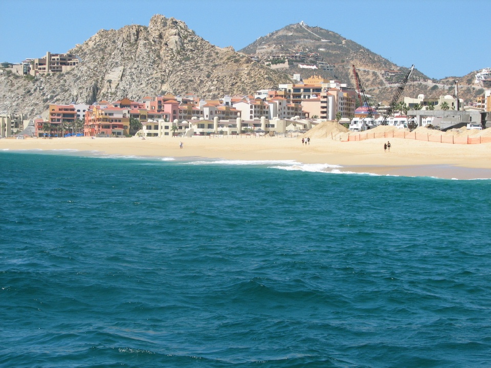 Beach outside our hotel