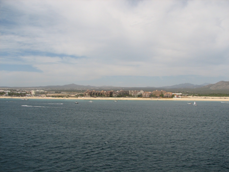 View while parasailing