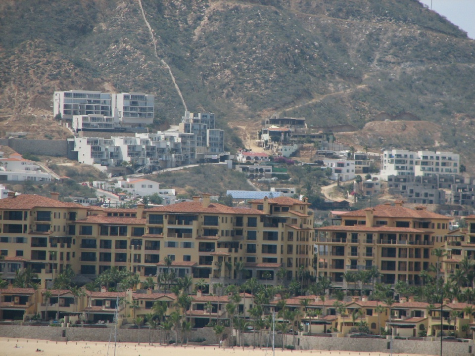 View while parasailing