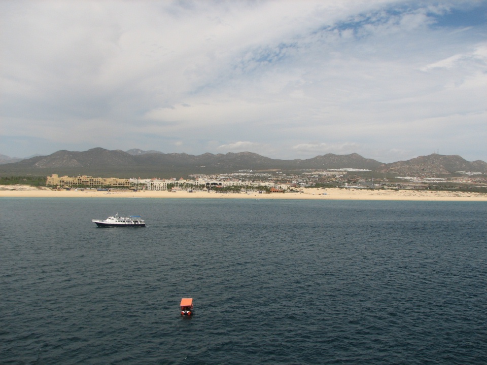 View while parasailing