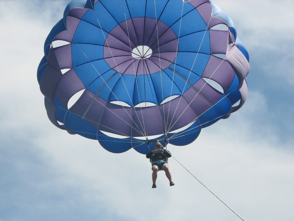 Dave parasailing