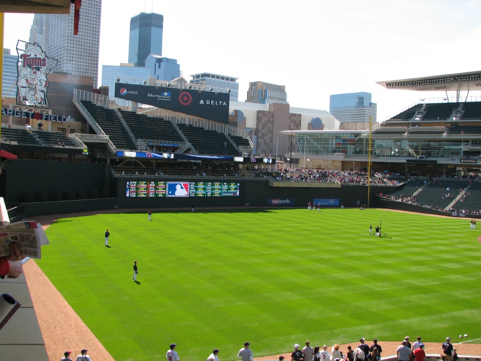 View from left field