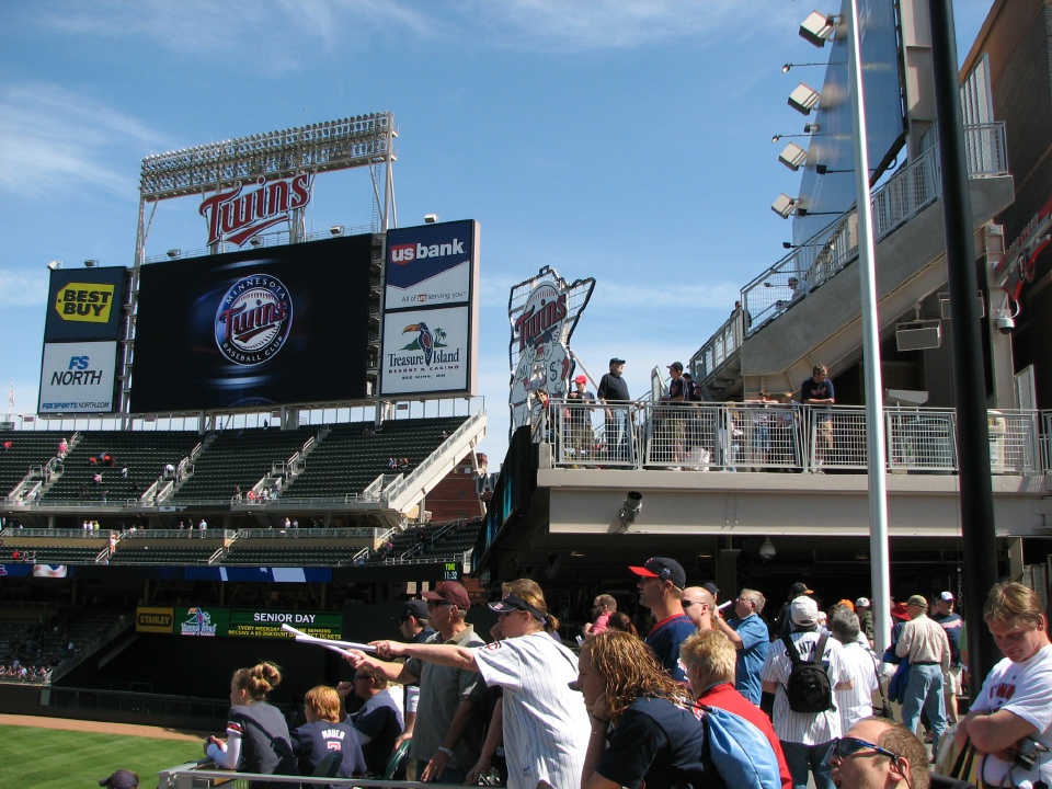 View from right field