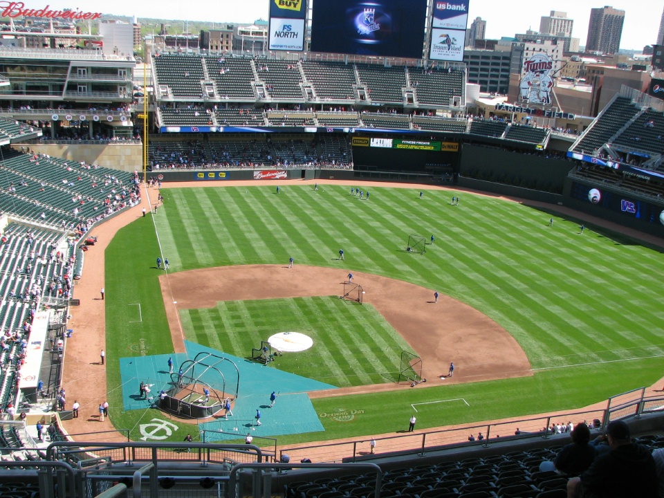 View from home plate - upper deck