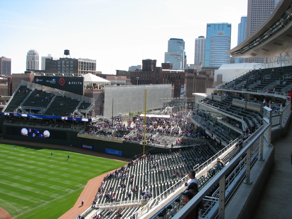 View from home plate - upper deck