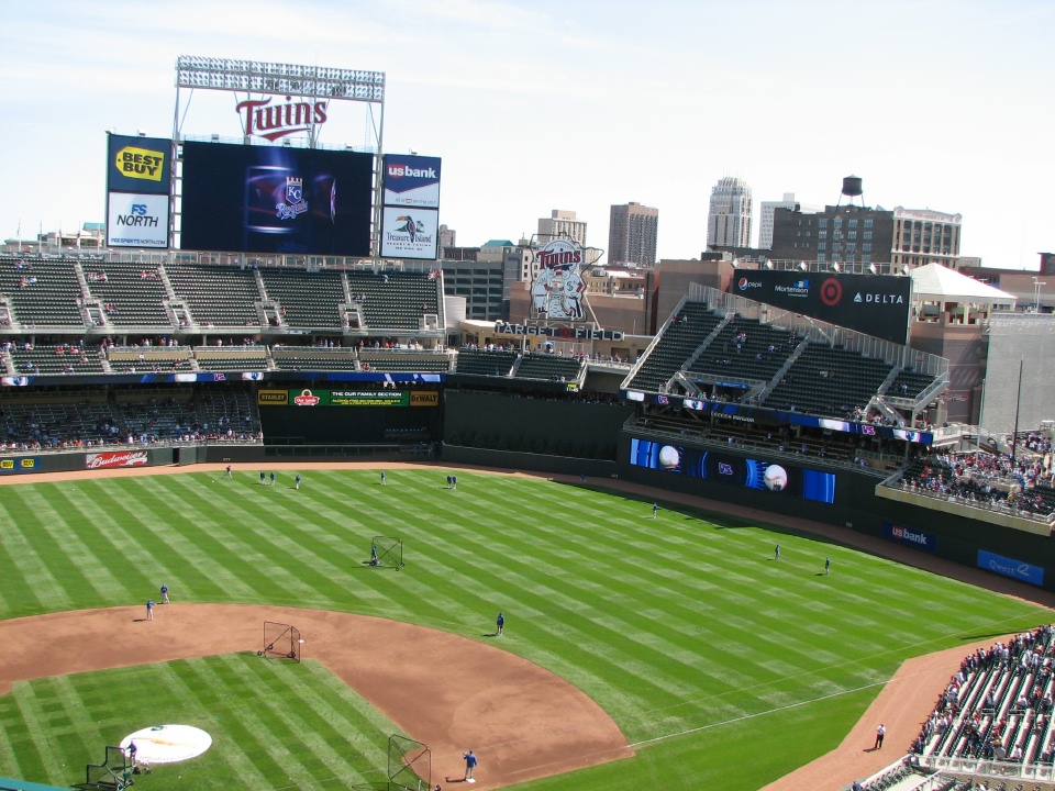 View from home plate - upper deck