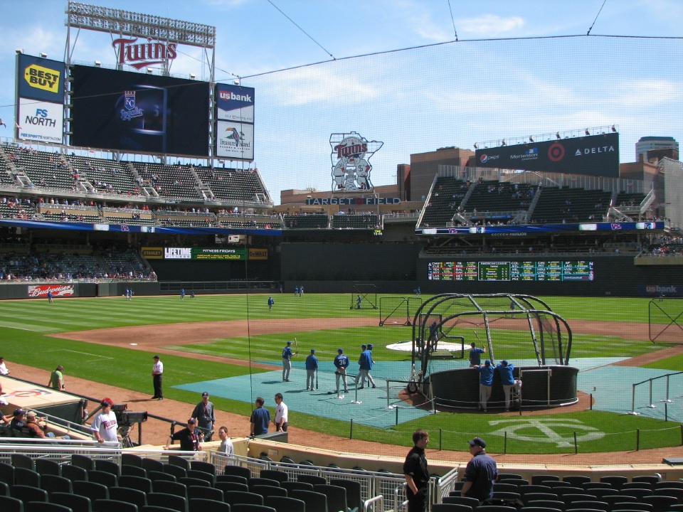 View from home plate