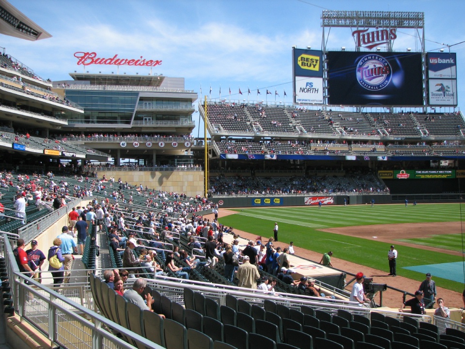 View from home plate