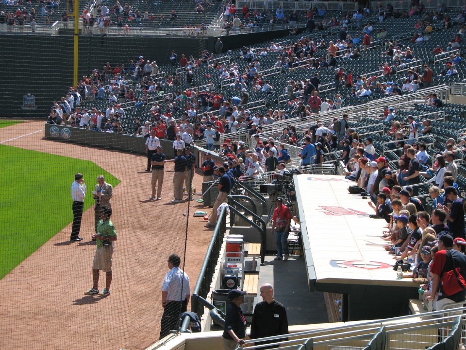 View from home plate