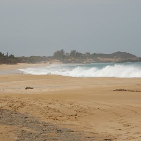 IMG_6885 Papohaku Beach - west coast - Hawaii's Longest White Sand Beach (3 miles long)
