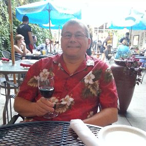 2015-07-17 19.21.34 Dinner on the patio at Angelina