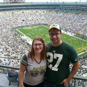 2016-09-25 11.23.09 Jenny and Spencer Luke - Spencer's first game - Packers beat Detroit 34-27
