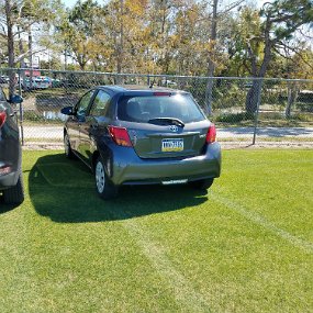 2018-03-13 11.42.22 Twins spring training game - parking spot was on one of the training fields
