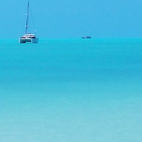2018-02-12 13.05.58 Sapodilla Bay beach - turquoise water as far as you can see
