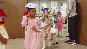 Pre-K graduation - 1 Pre-K graduation - pomp and circumstance