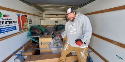 20240111_112229 Justin packing the moving truck