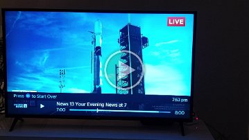 Space X rocket launch - TV Video - Space-X rocket launch at Cape Canaveral