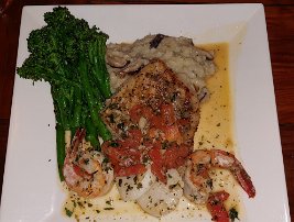 20240323_201854 Dinner at Venetian Hot Plate - red fish