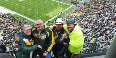 20241124_145925 Packers versus San Francisco - Janice, David, Miguel, Justin