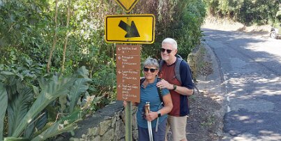 20250218_101112 St. John - start of the Reef Bay Trail hike - Julie and Steve